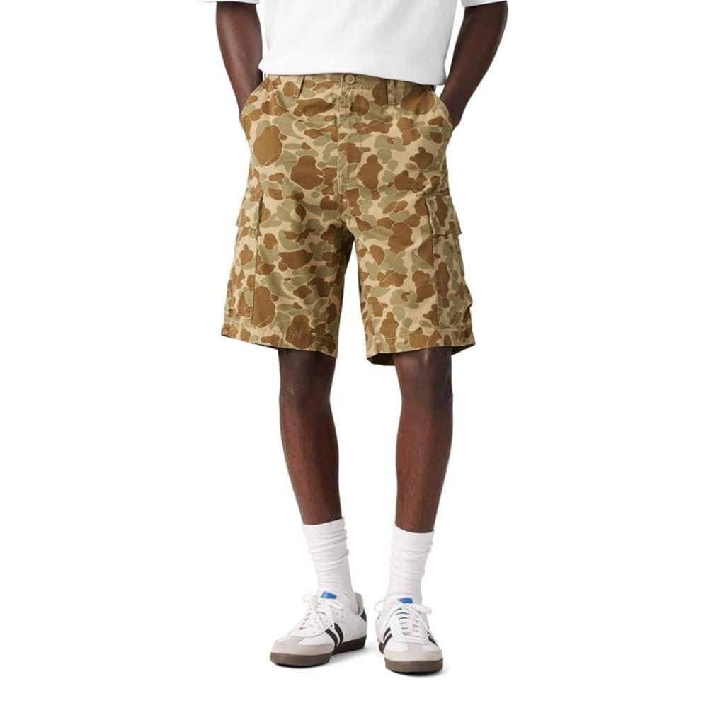 Levi's Mens Camo Print Cargo Shorts Size 32 Casual Outdoor